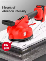 Machine de nivellement vibratoire électrique portative rechargeable de qualité industrielle pour carreaux de céramique et vibrateur pour carrelage