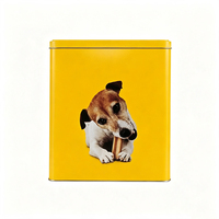 Boîte en métal rectangulaire NICE-CAN pour biscuits, gâteaux, aliments pour chiens, additifs nutritionnels pour animaux de compagnie, emballage en métal fabriqué en Chine.