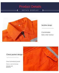 <span class=keywords><strong>Abbigliamento</strong></span> da Lavoro Personalizzato con Strisce Riflettenti all'<span class=keywords><strong>Ingrosso</strong></span> Divise da Fabbrica Indumenti Antinfortunistici per Uso Aziendale - Product Image 2