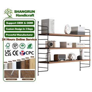 <span class=keywords><strong>Étagère</strong></span> <span class=keywords><strong>murale</strong></span> de <span class=keywords><strong>cuisine</strong></span> en acier inoxydable industriel et bois, rangement de <span class=keywords><strong>cuisine</strong></span>, décoration intérieure, <span class=keywords><strong>étagère</strong></span>s flottantes à 3 niveaux - Product Image 1