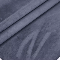Tissu en micro-suède tricoté en spandex auto-adhésif épaissi recyclé pour l'intérieur des voitures