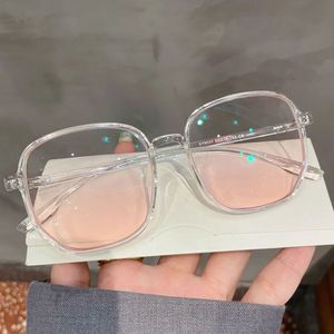 Irregular Mirror <b>Eyeglasses</b> <b>Frames</b> Resin Full Framework Blue Light Protection For Women Winter 2024 - Product Image 1