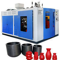 Machine de soufflage par extrusion à une et deux stations pour pots de fleurs en plastique, bouteilles en HDPE, PP, PC