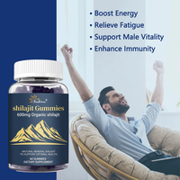 Gummies de Shilajit Naturel de l'Himalaya OEM ODM - Boost d'Énergie, Anti-Fatigue et Soutien Antioxydant pour Adultes