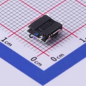 TS-1080S-A2B3-D1 Tactile Switch SMD,6.2x6.2mm Switch Single Pole Single Throw Round Button 2.5N Vertical Mount - Product Image 2