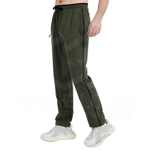 Pantalon cargo décontracté coupe confortable pour homme Jogging d'extérieur multi-poches Pantalon droit délavé 100% coton à séchage rapide - Product Image 3