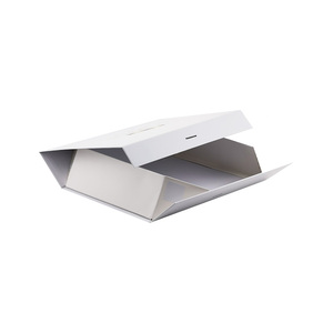 Customized Print logo White Cardboard Magnet Boxes <b>Magnetic</b> Closure <b>Box</b> with Ribbon - Product Image 2
