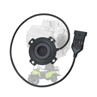 Capteur de vitesse numérique 48/64 impulsions avec entrée/sortie de signaux AB, robuste pour moteur AC de voiturette de golf en environnement hostile