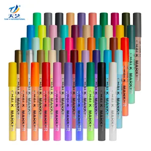 Marqueur de craie liquide pour enfants, 8 couleurs, effaçable, tableau lisses, 32 couleurs