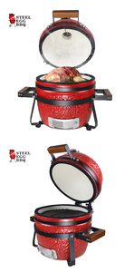 SEB Kamado Blanco Parrilla de 13 pulgadas Cúpula Kamado Barbacoas Patio <span class=keywords><strong>Barbacoa</strong></span> de carbón Parrilla Kamado <span class=keywords><strong>Barbacoa</strong></span> de carbón profesional - Product Image 5