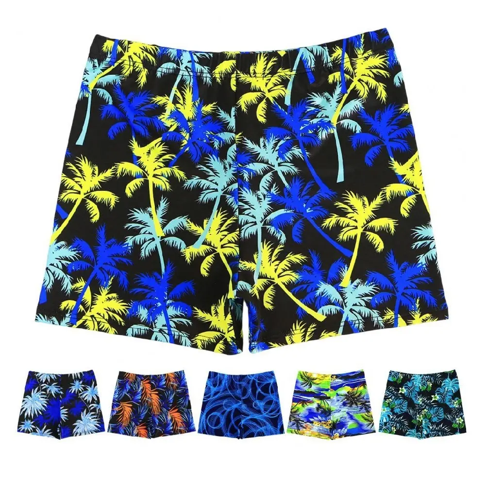 Beach Shorts Fashionable Anti Embarrassment Men Digital Print Pattern Flat Corner Mens Shorts For Holiday