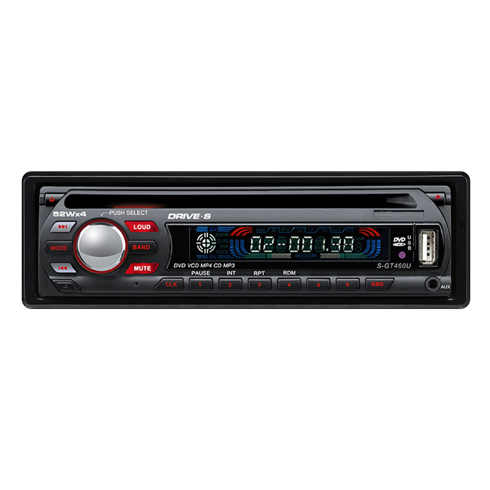 BT DVD | USB | AUX/MIC | App Pronto Bluetooth Wallmount Stereo, Saída do altifalante 8X 6 Watt, Reproduz: CD/CD-R/CD-RW