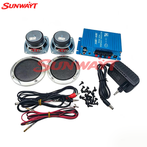 Kit audio stéréo Hi-Fi en métal pour borne d'arcade, haut-parleur 3 pouces 8 ohms 10W avec adaptateur secteur 12V 2A pour jeux à monnayeur - Product Image 4
