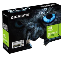Jijia GeForce GT 710 2G DDR3 sử dụng máy trạm <span class=keywords><strong>Card</strong></span> đồ họa với quạt làm mát nửa chiều cao dao Thẻ Thiết kế độ bền thiết kế - Product Image 1