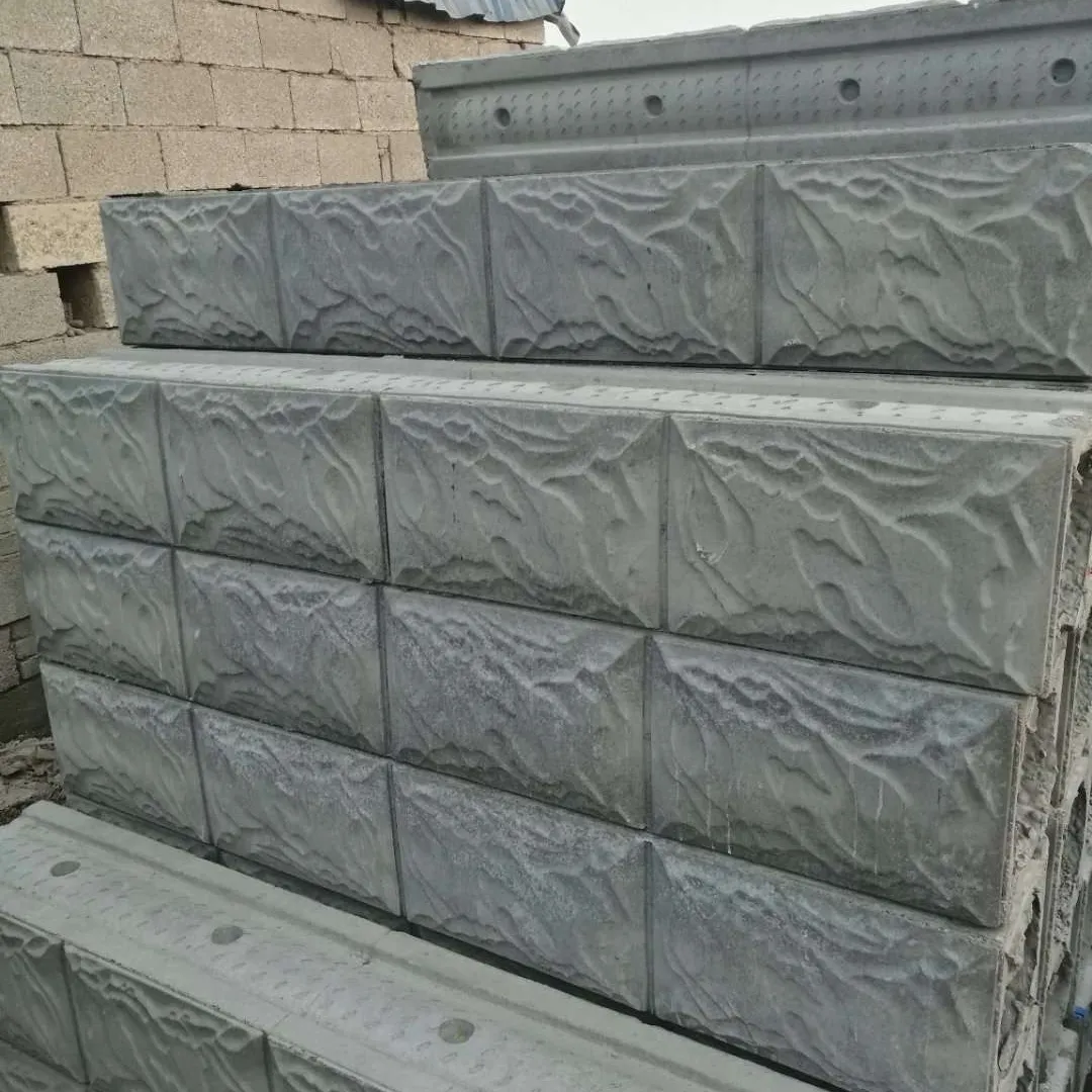 コンクリート基礎保持壁ブロック金型外装成形