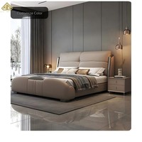 Neues Produkt: Luxuriöses, Kreatives, Modernes und Schlichtes Bett, Weiches Bett, Schlafzimmer-Kingsize-Bettgestell und Queen-Size Hochwertiges Schlafzimmer-Möbelset