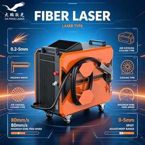 Machine de soudage laser professionnelle DA LASER 1500W refroidie par air 4-en-1 portable : découpeuse, nettoyeur - Product Image 3