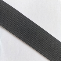 Cinta Elástica Tejida de Poliéster/Látex Negra de Alta Calidad de 20mm 25mm 30mm 38mm 50mm, Grosor de 1-2mm, para Ropa y Equipaje, Duradera