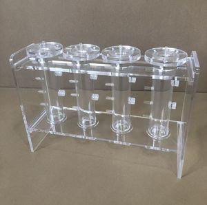 Brides de tuyau en acrylique transparent CNC PMMA joints de précision connexions filetées modèles de taraudage personnalisés durables - Product Image 3