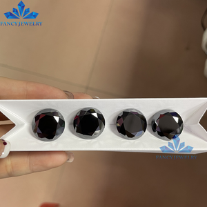 モアッサナイトダイヤモンドラウンドフォーエバーブリリアントカット1-3カラットブラックモアッサナイトルースストーン - Product Image 2