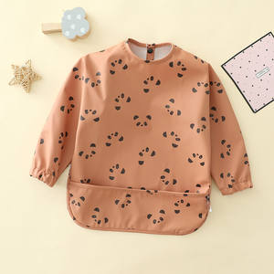 Overol Impermeable <span class=keywords><strong>de</strong></span> Manga Larga <span class=keywords><strong>para</strong></span> Niños, Ropa <span class=keywords><strong>para</strong></span> Comer, Babero <span class=keywords><strong>para</strong></span> Bebé - Product Image 5