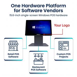 Terminal Punto de Venta <span class=keywords><strong>Longfly</strong></span> Square Register con Conectividad Bluetooth, USB y Wi-Fi, Sistema POS Windows I5 10.ª Generación - Product Image 5