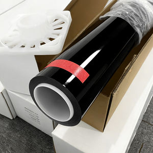 10 Year Warranty Self Healing UV Proof High Gloss Black Car Wrap Film Premium <b>Vinyl</b> 7.5mil PET Air Release Easy Apply Automotive - Product Image 5