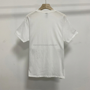 Camisetas de algodón 100% unisex para hombre y mujer, manga corta, 150gsm, venta al por mayor de fábrica. - Product Image 3