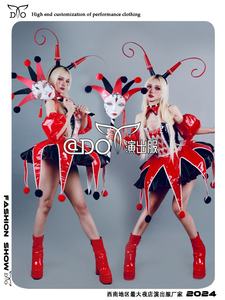 Kostum Klub Malam Gaun Pertunjukan Gogo Bar DS Badut Seksi Lucu Wanita - Product Image 2