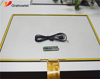 Écran tactile capacitif PCAP industriel à 10 points, 15,6 pouces, structure verre+verre, compatible USB XP/Win7/8/Linux