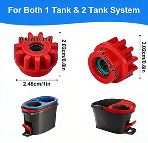 Rodamiento de Repuesto para <span class=keywords><strong>Pedal</strong></span> de Cubeta de Mopa Giratoria Compatible con Sistemas O-Cedar/<span class=keywords><strong>Vileda</strong></span>, Engranaje de Rodamiento Unidireccional, Piezas de Reparación - Product Image 2
