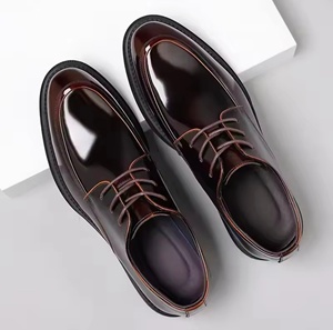 Chaussures en cuir Oxford pour hommes, dessus en cuir véritable, bout fermé, à enfiler, imperméables, pour le bureau et la carrière, Bangladesh - Product Image 4