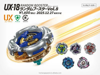 TAKARA Metal Burst Original BEYBLADE X BX-48 Random Booster Vol.9 UX-18 Random Vol.8 CX10 CX Nouvelle Série Jouet BAYBLADE Gyro pour Enfants