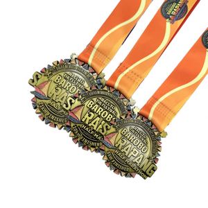 Vente en gros de médailles et trophées sportifs en alliage de zinc à prix abordable pour le volley-ball de plage, le basketball et les championnats sportifs - Product Image 2