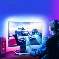Bande de couleur changeante, éclairage intelligent de jeu, synchronisation de la musique, rétroéclairage Led, lumière ambiante pour PC