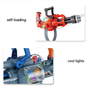 Pistola de juguete para niños Simulación de engranaje eléctrico Gatling con luz, música, mango de vibración intermitente Pistola de balas Juguete eléctrico - Product Image 5