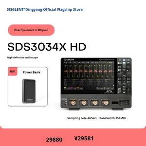 Oscilloscope numérique haute définition Siglent SDS3054X, fréquence d'échantillonnage 4G avec résolution 12 bits - Product Image 6