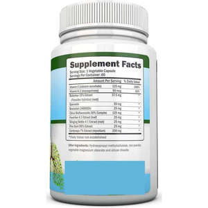 Fórmula de Hierbas Potentes para el Apoyo Pulmonar, 60 Cápsulas, Ayuda Natural para la Salud Respiratoria en Adultos, Fórmula de Hierbas Potentes para el Apoyo Pulmonar, Antioxidante 10 - Product Image 2