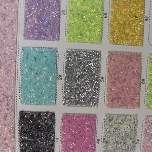 <strong>Chucky</strong> Glitter Fabric Wholesale Fashion Shining Fabric Faux Leather for Luggage Wallet Bag Handbags - Product Image 2