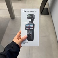 Caméra vidéo portable Osmo Pocket 4 avec capteur CMOS 1 pouce, vidéo 4K 240 ips, D-Log 10 bits, stockage 107 Go et stabilisateur 3 axes