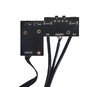 Contrôle de l'ordinateur, Audio interne, double USB, boîtier d'ordinateur, panneau avant, câble de carte mère avec <span class=keywords><strong>PLED</strong></span> et interrupteur d'alimentation - Product Image 3