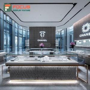 Sistema de Exhibición para Joyería de Lujo, Superficie Pulida, Mostrador de Exhibición para Espacios de Boutique - Product Image 4