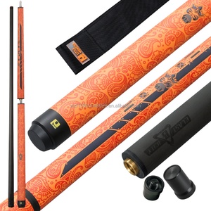 Queue de billard Little Monster CD en fibre de carbone, 3 pièces, pour saut et break, 19,5 oz, pointe de 12,9 mm, avec sac souple - Product Image 1