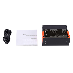 1302 <span class=keywords><strong>2</strong></span>-रिले सार्वभौमिक सेंसर सूचक प्लास्टिक सामग्री तापमान नियंत्रण हीटिंग या शीतलन उपकरण के लिए थर्मोस्टेट - Product Image 6