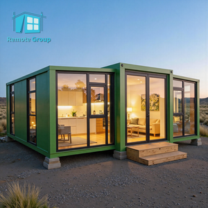 منزل حاويات نمطي حديث للاستخدام الخارجي بطول 20 قدم و40 قدم مع ألواح ساندويتش للاستخدام كفيلا - Product Image 2