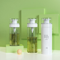 Emballage cosmétique en plastique PET personnalisé, couleur personnalisée, 150 ml, 200 ml, 300 ml, flacon pompe pour lotion, crème pour le corps et le visage, gel douche, lotion