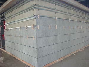 พาร์ทิชันตกแต่ง Drywall Cladding ไฟเบอร์ซีเมนต์คณะกรรมการ CRC ฉนวนกันความร้อนที่ไม่ใช่ใยหิน - Product Image 4