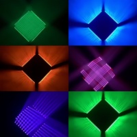 Barre de lumière LED mobile 16x40W RGBW avec contrôle DMX512 et température de couleur réglable pour les spectacles sur scène