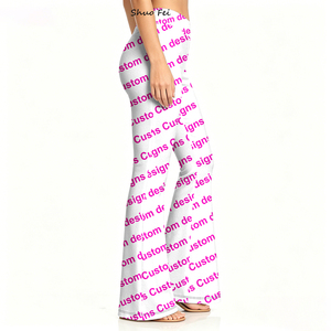 Pantalones <span class=keywords><strong>de</strong></span> yoga acampanados <span class=keywords><strong>de</strong></span> cintura alta para mujer, leggings con estampado digital geométrico <span class=keywords><strong>de</strong></span> mandala, pantalones <span class=keywords><strong>de</strong></span> campana con control <span class=keywords><strong>de</strong></span> abdomen, ropa deportiva para entrenamiento - Product Image 5