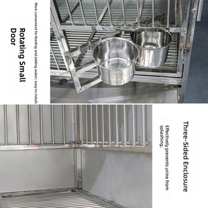 Cage pour chien en acier inoxydable <span class=keywords><strong>de</strong></span> qualité 304, résistante aux intempéries, pour l'extérieur, pour les races <span class=keywords><strong>de</strong></span> chiens <span class=keywords><strong>de</strong></span> grande taille, tels que le berger allemand et le golden retriever - Product Image 5